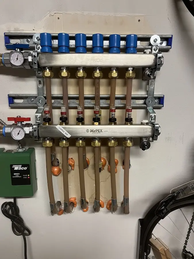 Plumber performing Leak Detection at a residential property in Pontoon Beach